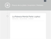 Tablet Screenshot of elpreciodelaplata.com
